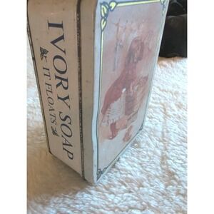 Vintage Ivory Soap It Floats Bristolware Co Antique Tin  5.5  X 4 X 2